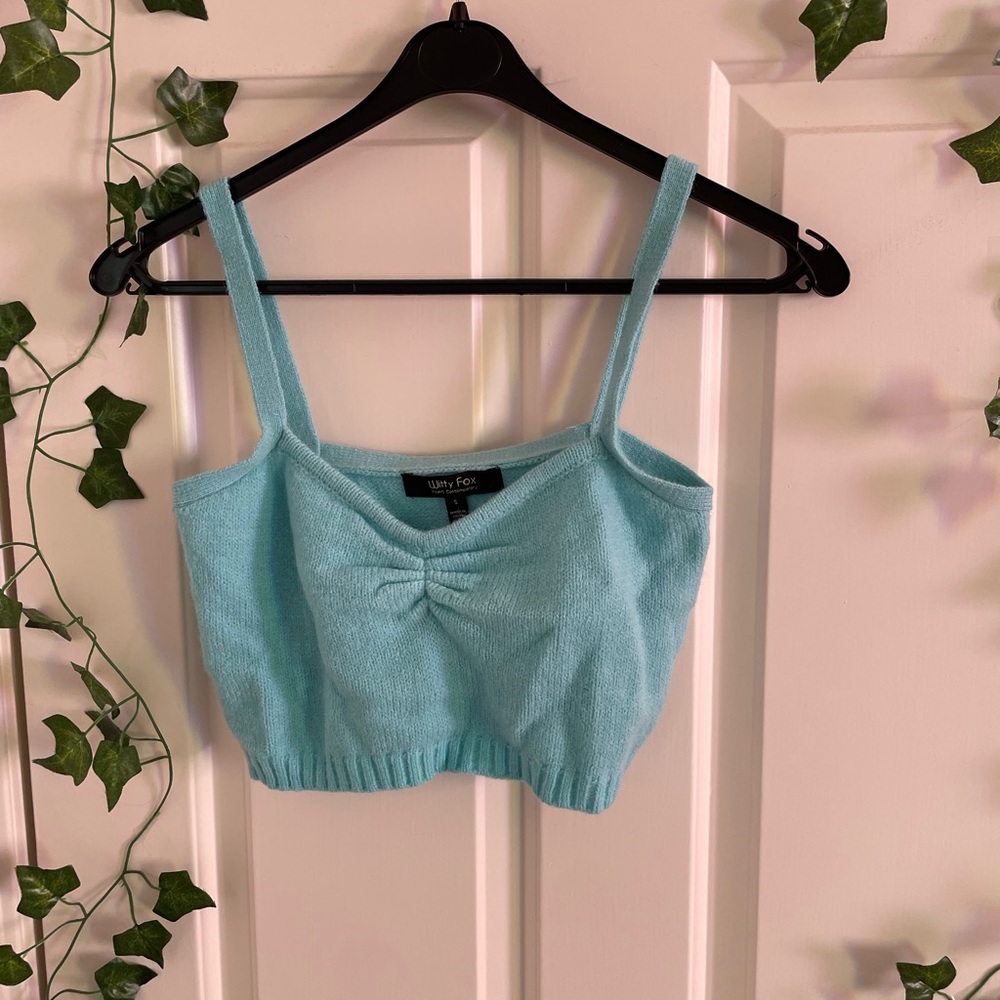 Cardigan and crop top set